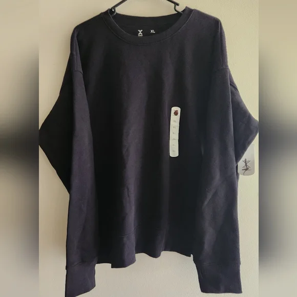 NWT Xersion XL Pullover Sweatshirt With Thumbholes - Picture 1 of 10